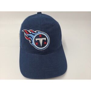 Vintage Tennessee Titans Logo‎ Athletic Strapback (Fits Small) Hat Cap NFL Blue